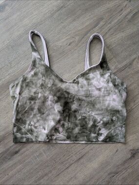 lululemon athletica Diamond Dye Sage Army Align Tank Sz 12